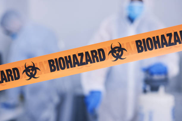 Professional Biohazard Cleanup technician working in Taylor, NE